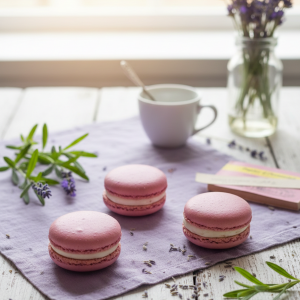 Macarons artisanaux a la lavande 2