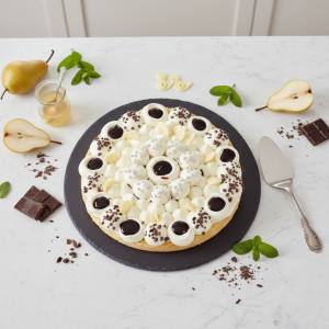 Ma charlotte artisanale poire chocolat