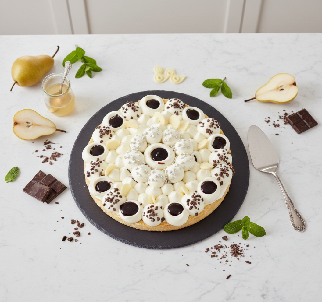 Ma charlotte artisanale poire chocolat