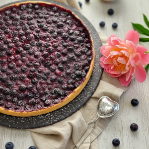 Ma tarte a la myrtilles artisanale