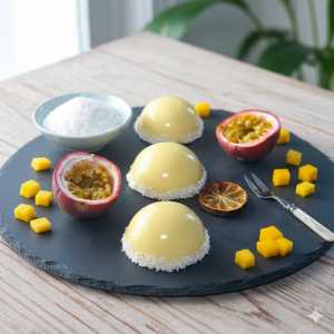 Mes mini entremets exotiques artisanaux