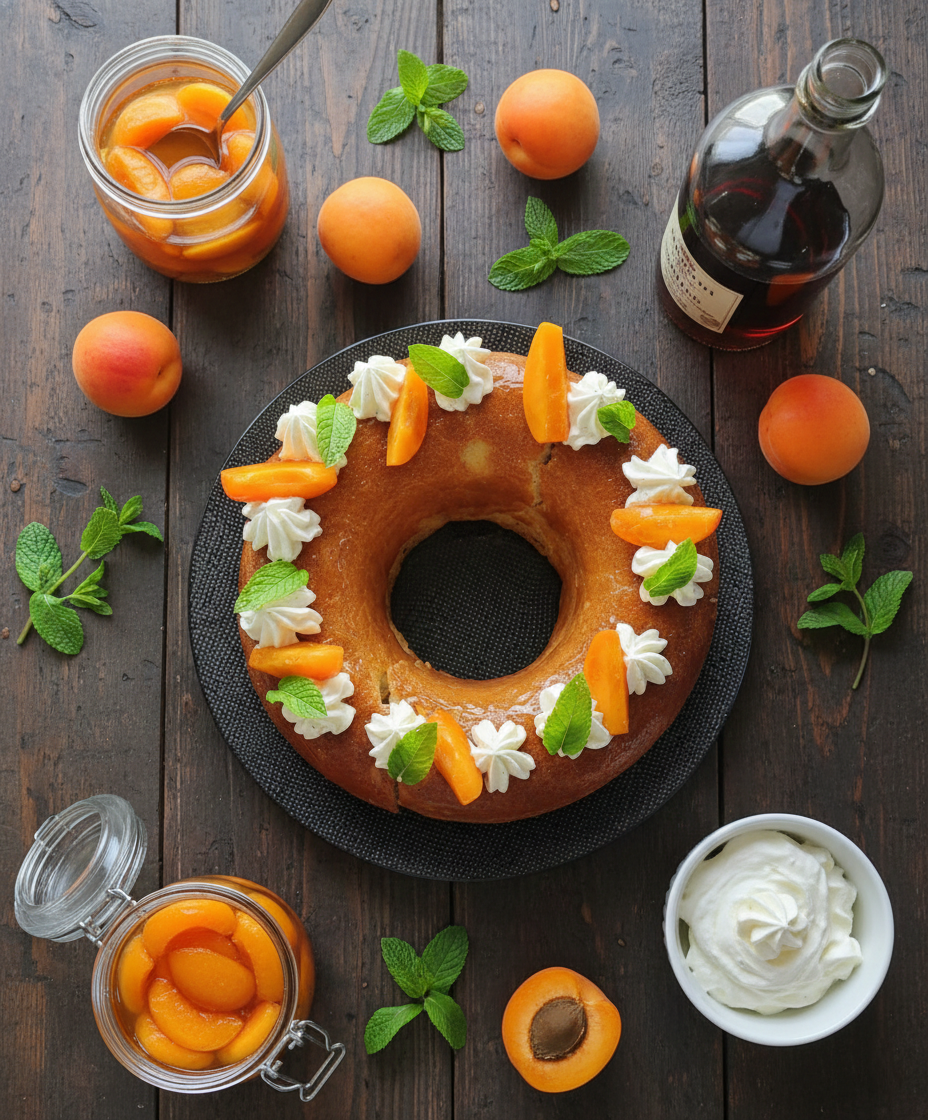 Mon baba au rhum a l'abricot et artisanal