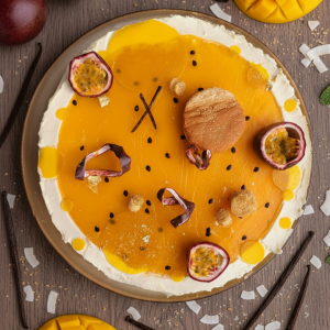 Mon cheese cake artisanal aux fruits exotiques